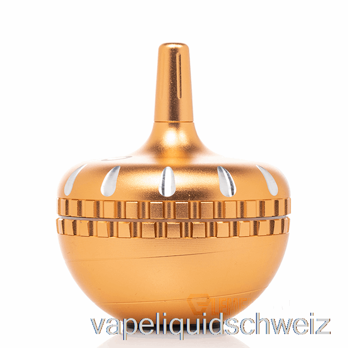 Cheech Glass 4-teiliger Spinner Grinder Gold Vape Liquid E-Liquid Schweiz